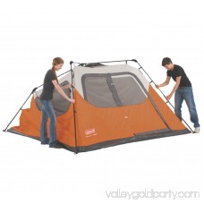 Coleman Outdoor 6 Person 10' x 9' Easy Set Up Family Camping Instant Pop Up Tent